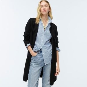 J. Crew Juliette Collarless Coat/Cardigan
